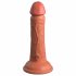 King Cock Elite 15 cm Zuignap Realistische Dildo - Donker