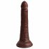 King Cock Elite 7 - zuignap basis, realistische dildo (18 cm) - bruin