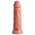 King Cock Elite 8 - zuignap, realistische dildo (20 cm) - natuurlijk