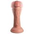 King Cock Elite 6 - zuignap, realistische vibrator (15cm) - natuurlijk