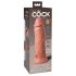 Koning Cock Elite 8 - zuignap, realistische vibrator (20cm) - naturel