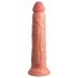 Koning Paal Elite 9 - zuignap, afstandsbedieningsvibrator 23cm - natuur