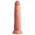 King Cock Elite 9 – zuignap dildo 23 cm – naturel