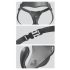 Body Dock G-punt Pro - oplaadbare, draadloze strap-on slip (zwart)