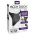 Body Dock G-punt Pro - oplaadbare, draadloze strap-on slip (zwart)