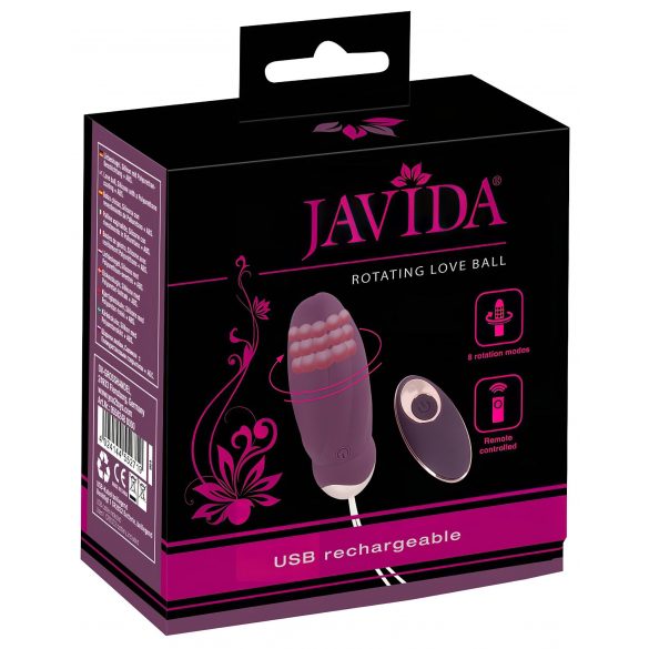 Javida - radiografische draaiende parelvibrator (paars)