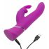 Happyrabbit Power Motion - oplaadbare, waterdichte, stotende vibrator (paars)