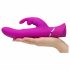 Happyrabbit Power Motion - oplaadbare, waterdichte, stotende vibrator (paars)