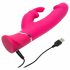 Happyrabbit Dual Density - waterdichte, clitoris-stimulerende vibrator (roze)