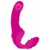 Strepless Strap-On - verstelbare vibrator (roze)