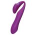 BeauMents Come2gether - herlaadbare, waterdichte paarvibrator (paars)