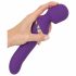 Javida Wand & Pearl - 2-in-1 massagestav vibrator (paars)