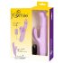 SMILE Stotende - oplaadbare draaiende vibrator met clitorisarm (paars)