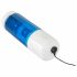 You2Toys - oplaadbare draai-stoter masturbator (blauw-wit)