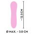 Cuties Mini - oplaadbare, waterdichte, spiraalvormige vibrator (pink)