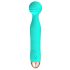 Cuties Mini Wand - oplaadbare, waterdichte, groene vibrator