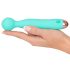 Cuties Mini Wand - oplaadbare, waterdichte, groene vibrator