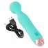 Cuties Mini Wand - oplaadbare, waterdichte, groene vibrator