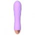 Cuties Mini - oplaadbare, waterdichte, rooster vibrator (paars)