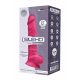 Silexd 8 - buigbare vibrator met zuignap en ballen - 20cm (roze)