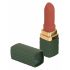 Emerald Love - oplaadbare, waterdichte lipstick vibrator (groen-bordo)