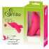 SMILE Licking - oplaadbare, luchtgolven- en tongtrillinger vinger vibrator (roze)