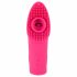 SMILE Licking - oplaadbare, luchtgolven- en tongtrillinger vinger vibrator (roze)