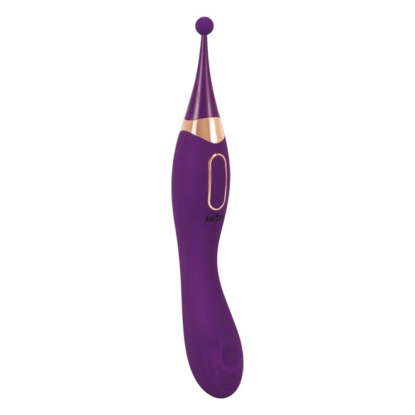 Javida - 2in1 oplaadbare clitorisstimulator en vibrator set (paars)