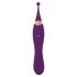 Javida - 2in1 oplaadbare clitorisstimulator en vibrator set (paars)