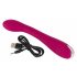 SMILE G-spot - herlaadbare, geribbelde G-spot vibrator (paars)