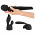 Ya Clit Wand - oplaadbare massagerende vibrator set (zwart)