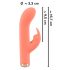 You2Toys peachy! mini rabbit - oplaadbare konijn vibrator (perzik)