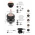 You2Toys CUPA Mini - oplaadbare verwarmde massagetril (zwart)