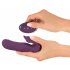 Javida RC - draadloze, 2-functie clitoris vibrator (paars)