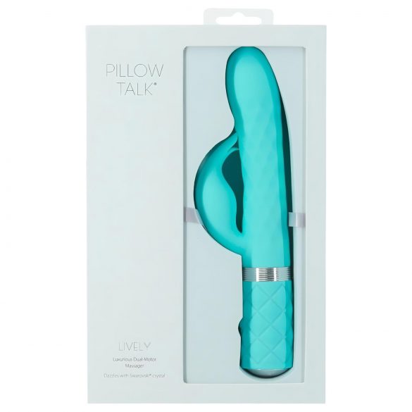 Pillow Talk Lively - oplaadbare, clitorisarm vibrator (turkoois)