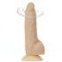 Naked Addiction Roterende 7 - oplaadbare, draaiende vibrator (18cm) - natuur