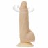 Naked Addiction Roterende 7 - oplaadbare, draaiende vibrator (18cm) - natuur