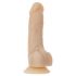 Naked Addiction Roterende 7 - oplaadbare, draaiende vibrator (18cm) - natuur