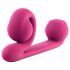 Snail Vibe Duo - Rechargeable 3-in-1 Stimulator (Pink) 