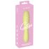 Cuties Mini 3 - oplaadbare, waterdichte vibrator (geel)