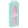 Cuties Mini 3 - oplaadbare, waterdichte, geribbelde vibrator (roze)