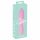 Cuties Mini 3 - oplaadbare, waterdichte, geribbelde vibrator (roze)