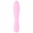 Cuties Mini 3 - oplaadbare, waterdichte, geribbelde vibrator (roze)