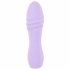 Cuties Mini 3 - oplaadbare, waterdichte, spiraal vibrator (paars)