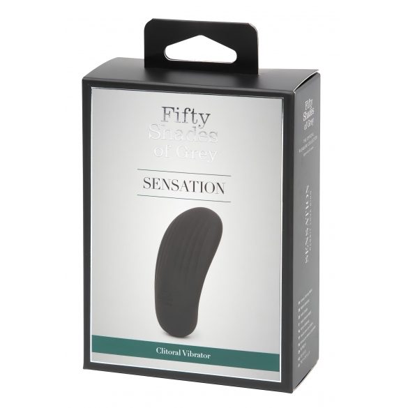 Vijftig Tinten Sensation - oplaadbare clitoris vibrator (zwart)