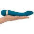 Hot 'n Cold - accuvibratie voor koeling en warmte, G-spot (turquoise)