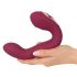 Javida Thumping - pulserende G-spot en clitoris vibrator (rood)