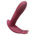 Javida RC - draadloze, 3-functie clitoris vibrator (rood)