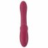 Javida - Roterende Vibrator met Clitoris-arm (Rood)