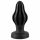 ANOS - superzachte, geribbelde anale dildo - 5cm (zwart)